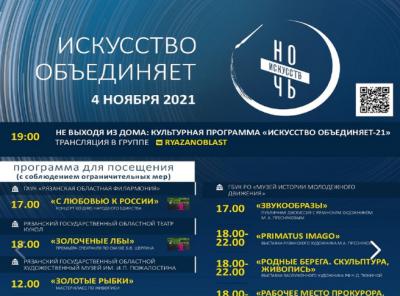 Рязанский регион присоединится к Всероссийской акции «Ночь искусств»